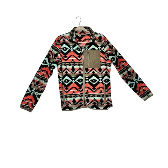WESC unisex size S jacket aztec zip-up zip pockets outdoors southwestern rodeo - Picture 1 of 6